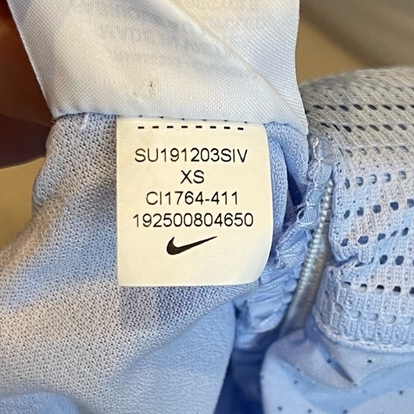 BB: Nike Dri Fit Running Shorts Light Periwinkle Sz XS - Picture 9 of 9